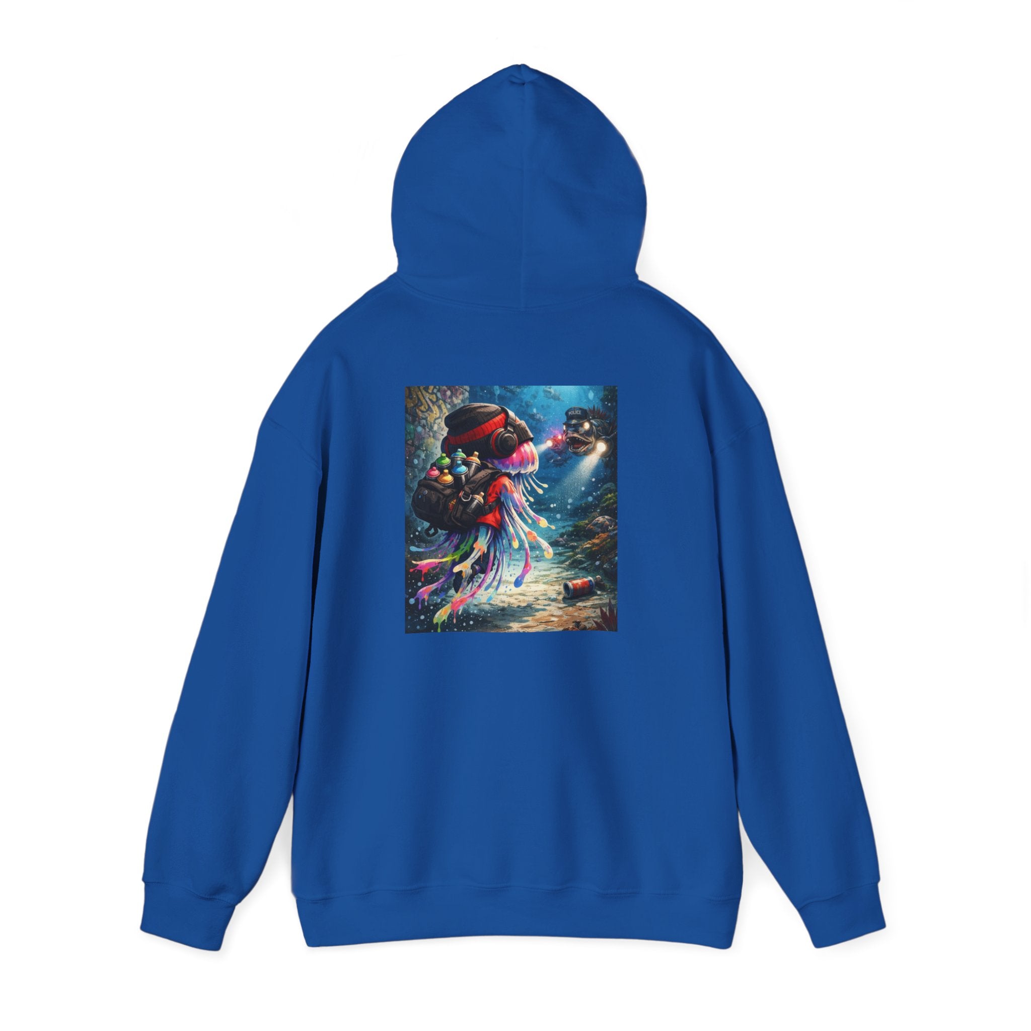 Graffiti Jellyfish - Graphic Hoodie