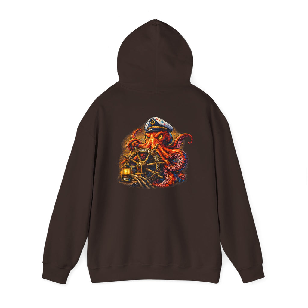 Captain Octopus - "Made under pressure. Made below sea level." - Graphic Hoodie