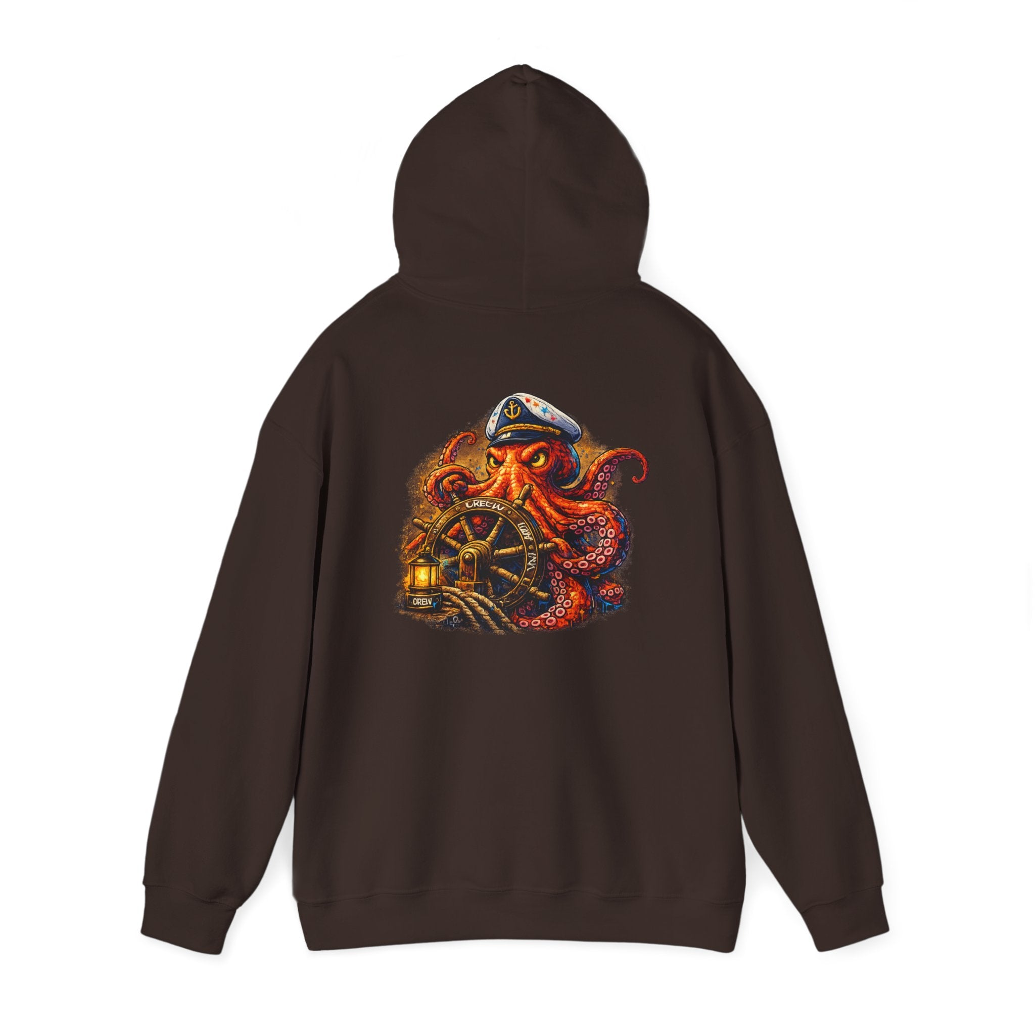 Captain Octopus - "Made under pressure. Made below sea level." - Graphic Hoodie