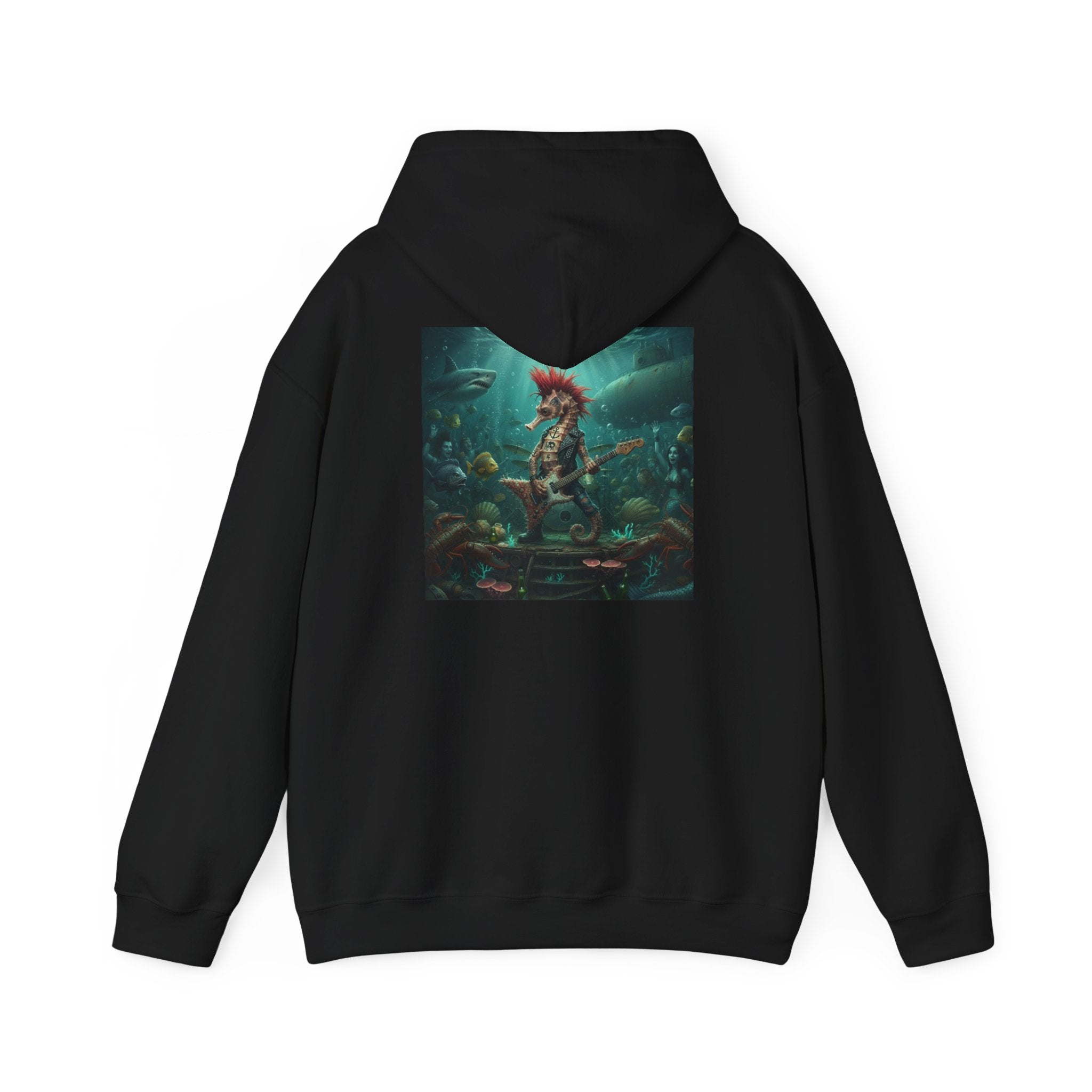 Rockstar Seahorse - Graphic Hoodie