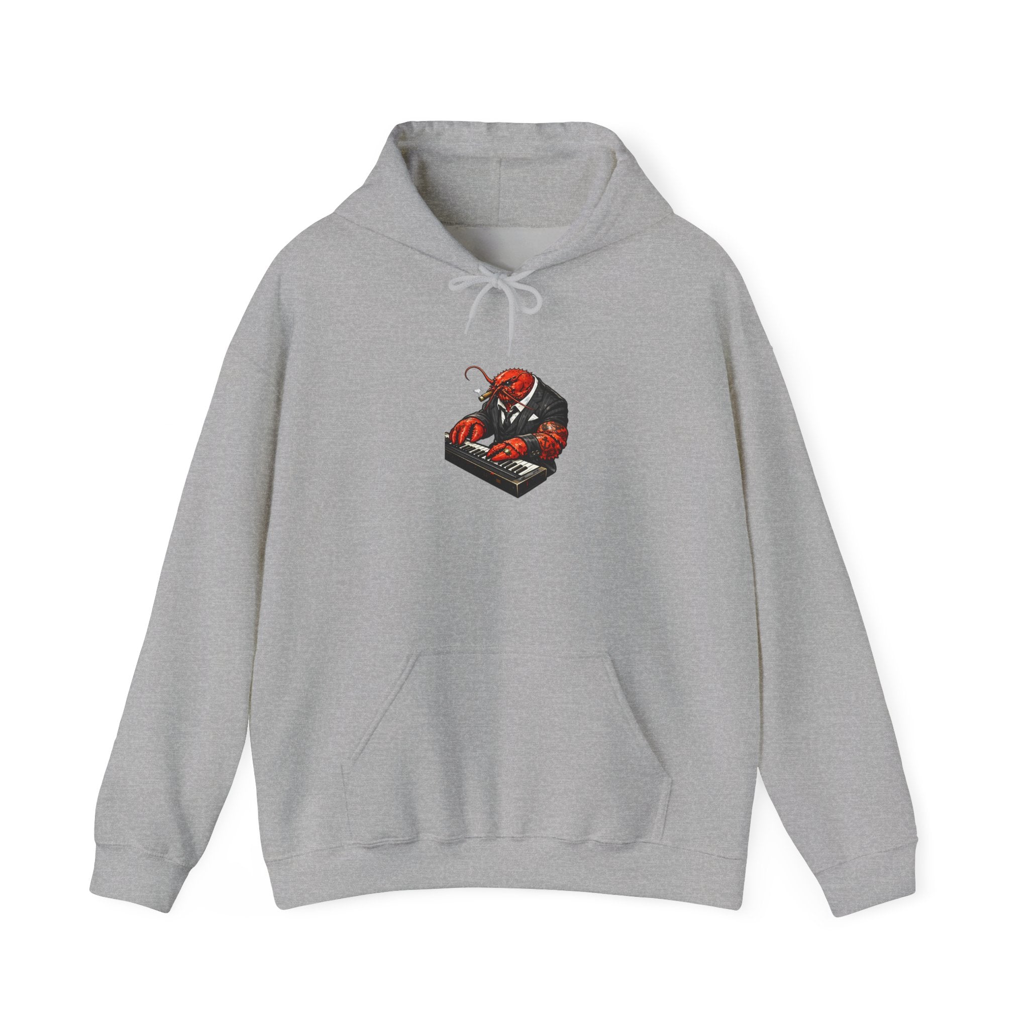 Lobster plays piano too - Graphic Hoodie