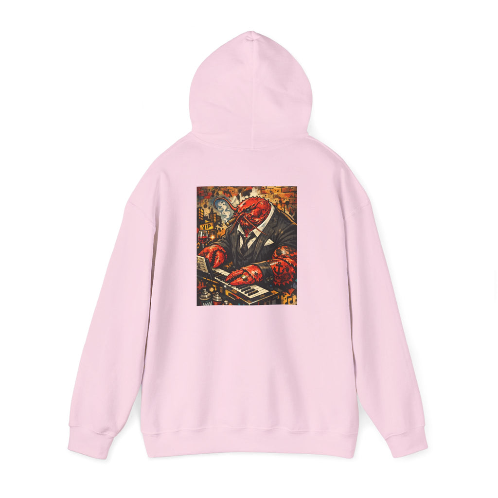 Lobster plays piano too - Graphic Hoodie