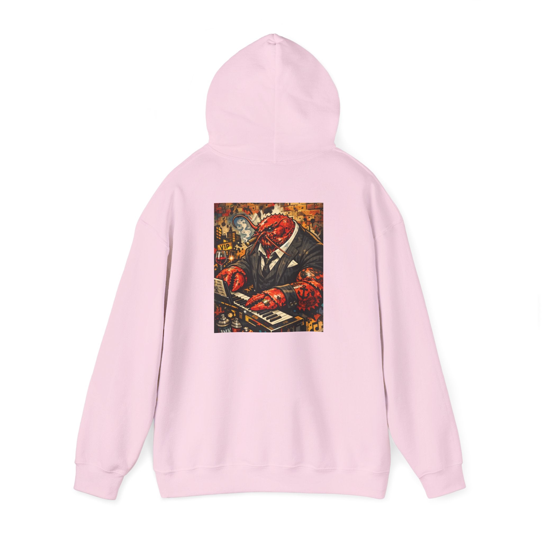 Lobster plays piano too - Graphic Hoodie