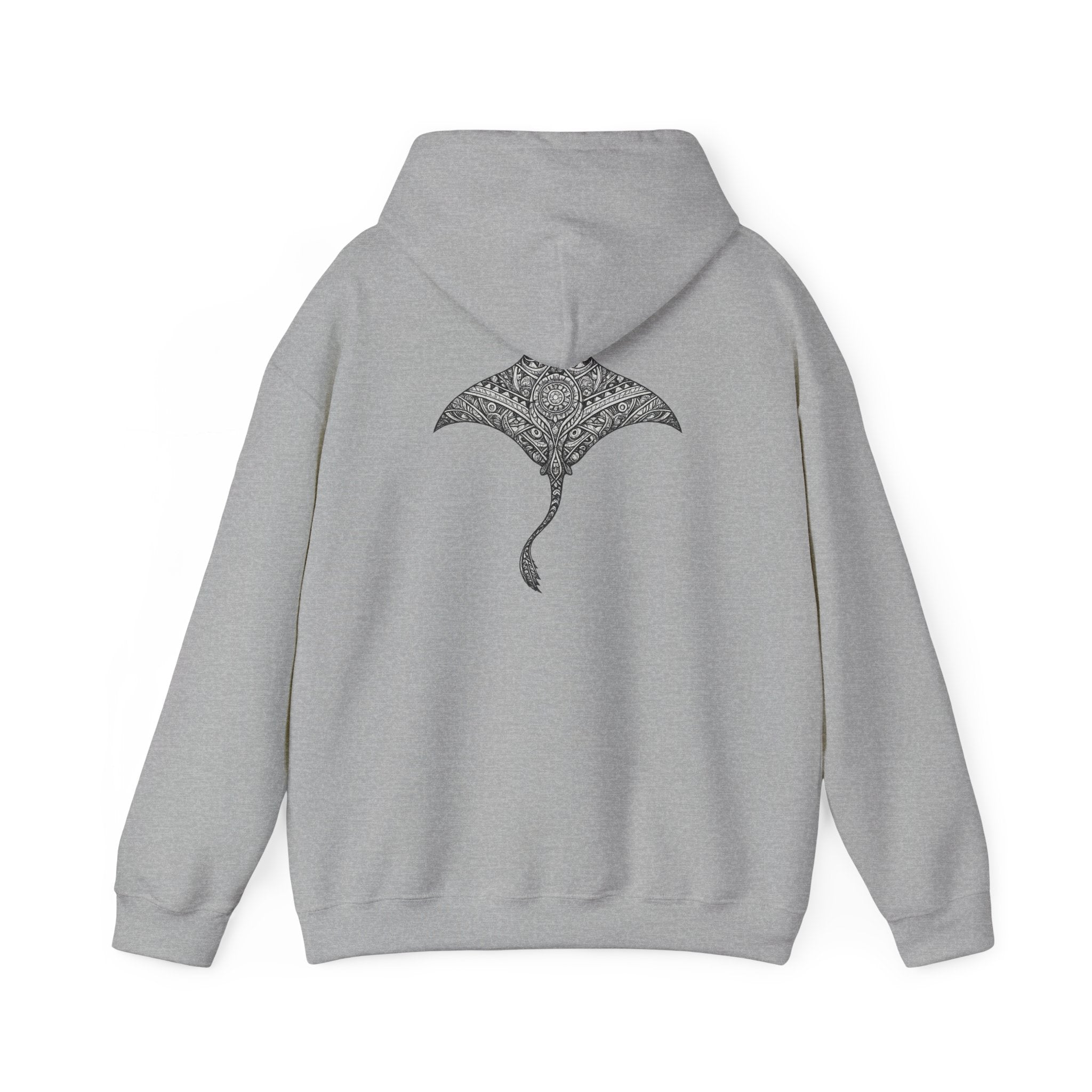 Mandala Manta Ray - "let the tide decide" - Graphic Hoodie