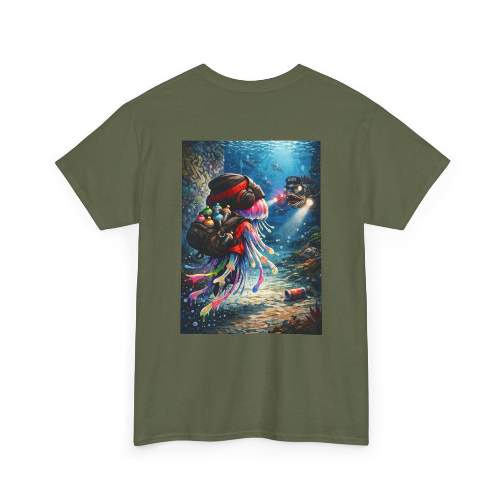 Graffiti Jellyfish - Graphic T-Shirt