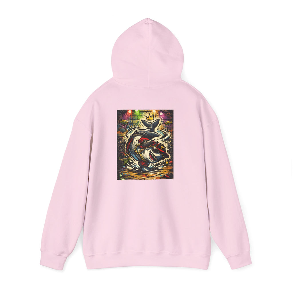 Breakdance Shark - Graphic Hoodie