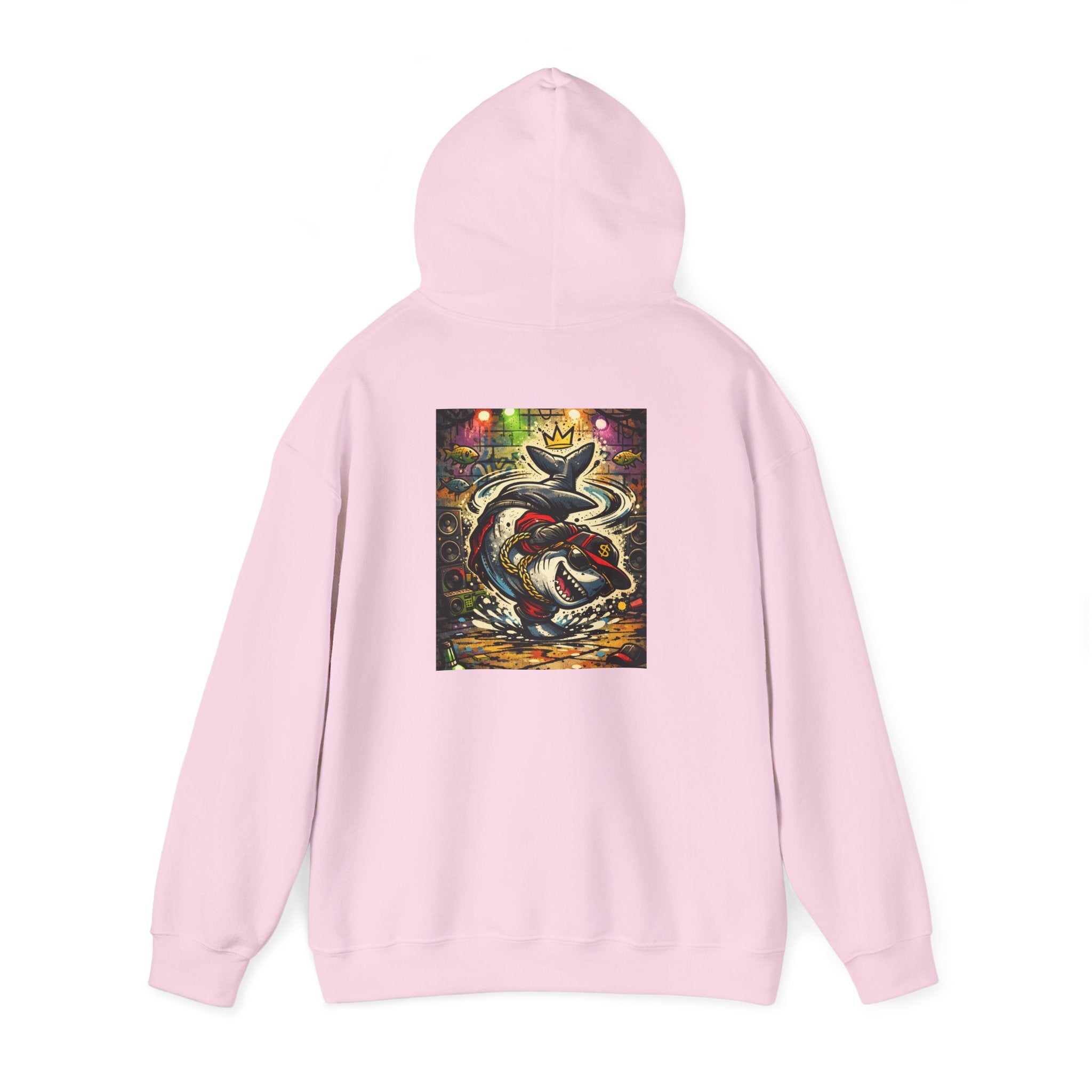 Breakdance Shark - Graphic Hoodie