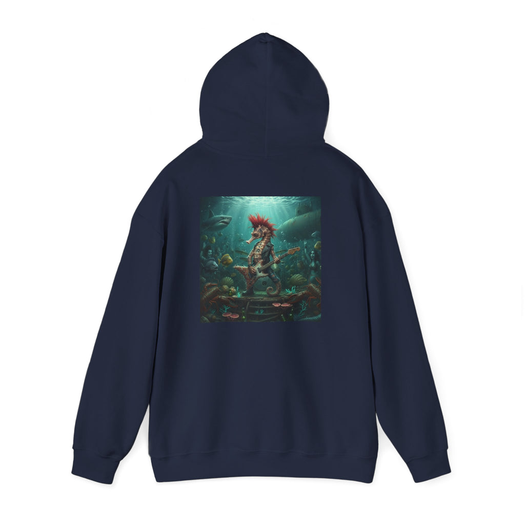 Rockstar Seahorse - Graphic Hoodie