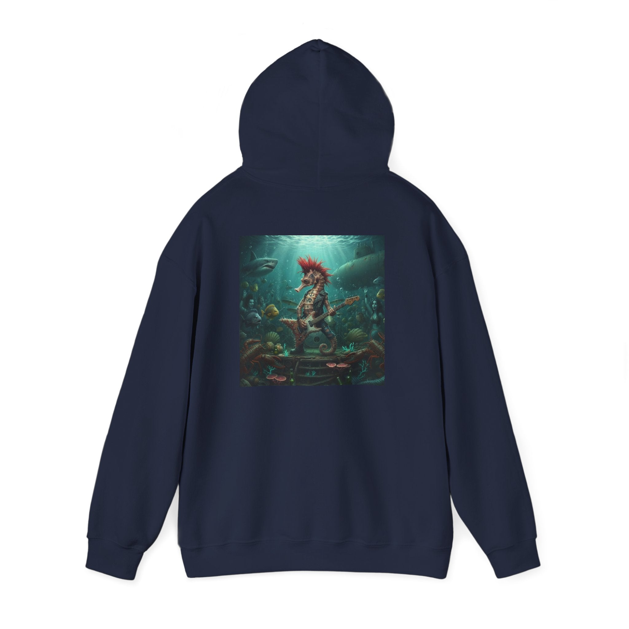 Rockstar Seahorse - Graphic Hoodie