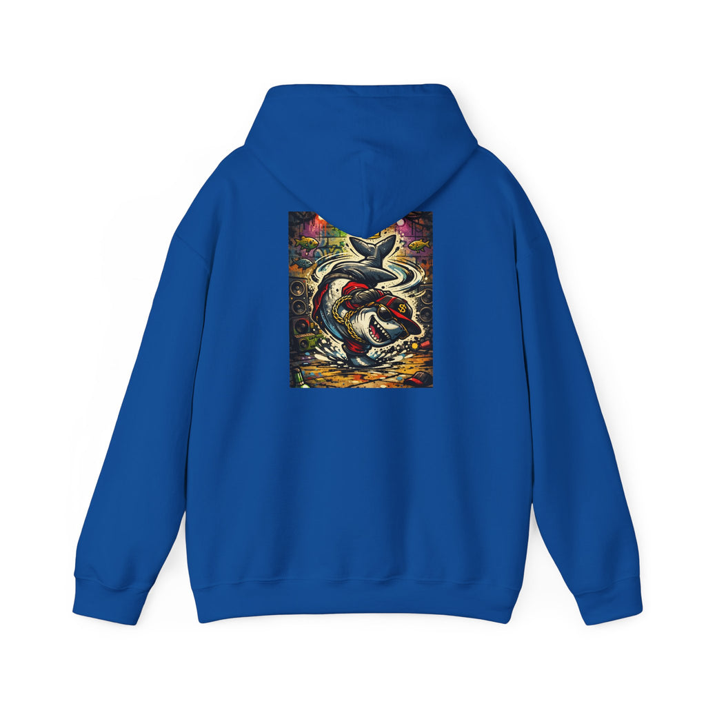 Breakdance Shark - Graphic Hoodie