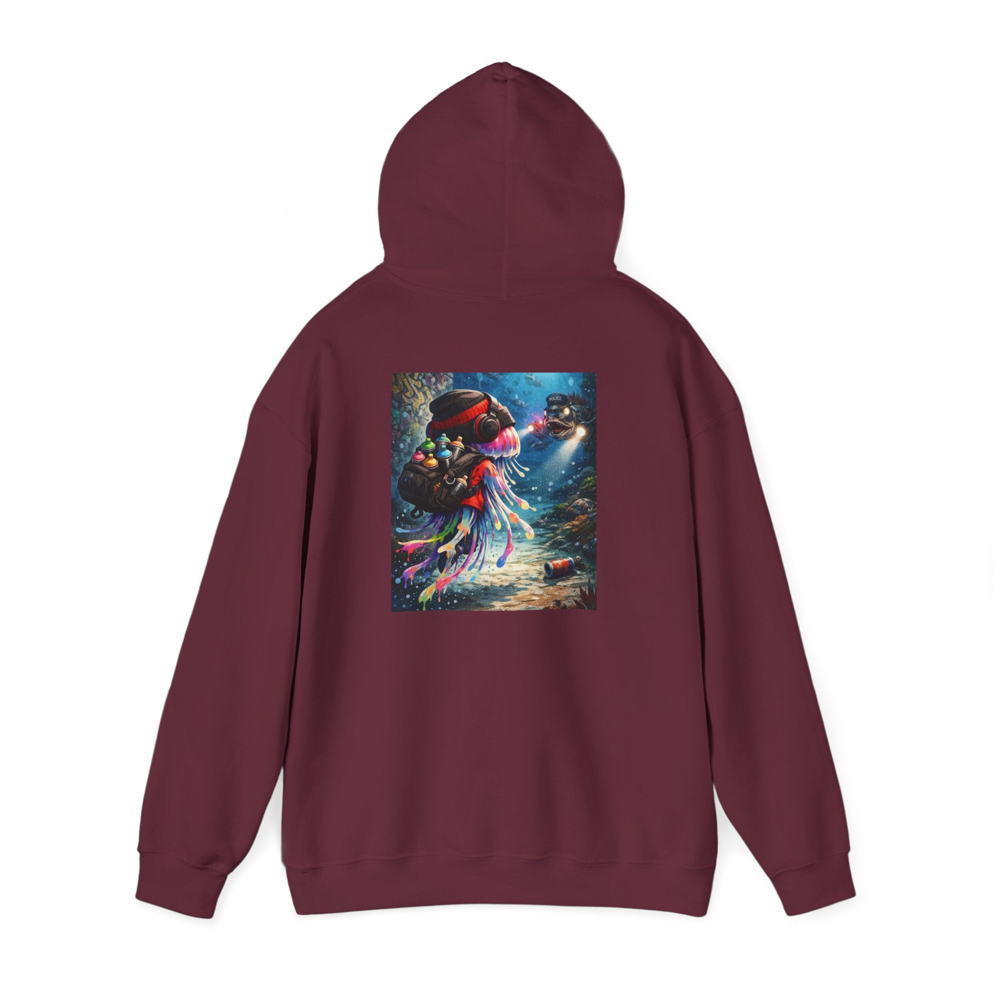 Graffiti Jellyfish - Graphic Hoodie