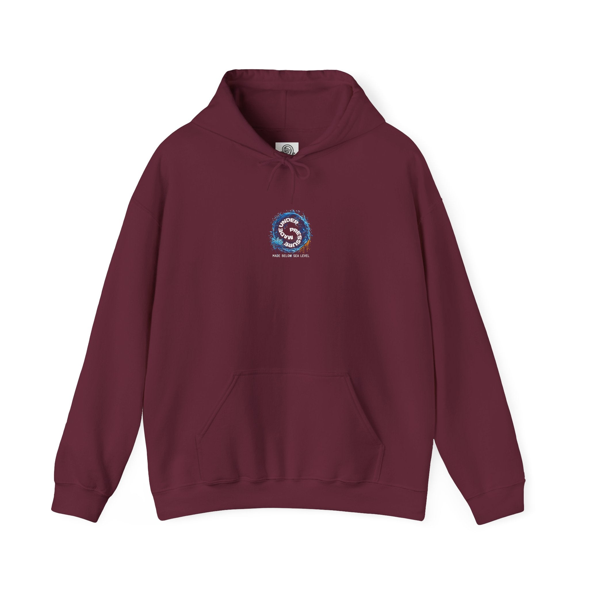 Seahorse on the sax - "Made under pressure. Made below sea level." - Graphic Hoodie