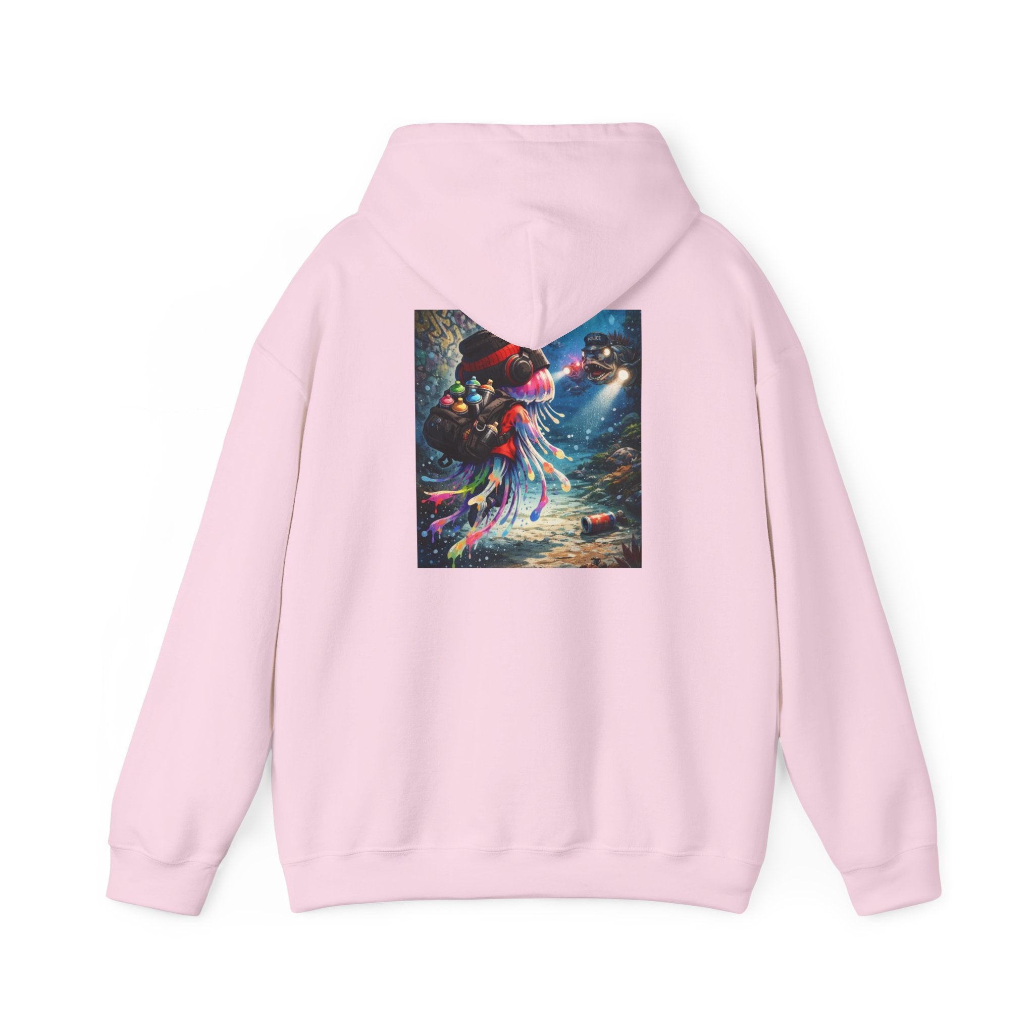 Graffiti Jellyfish - Graphic Hoodie