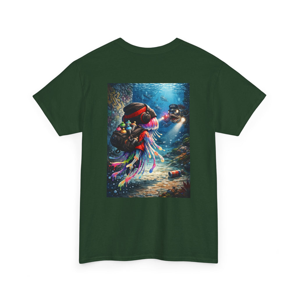 Graffiti Jellyfish - Graphic T-Shirt