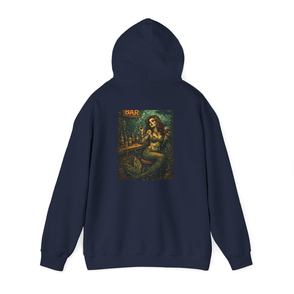 Mermaid at the Bar Graphic Hoodie