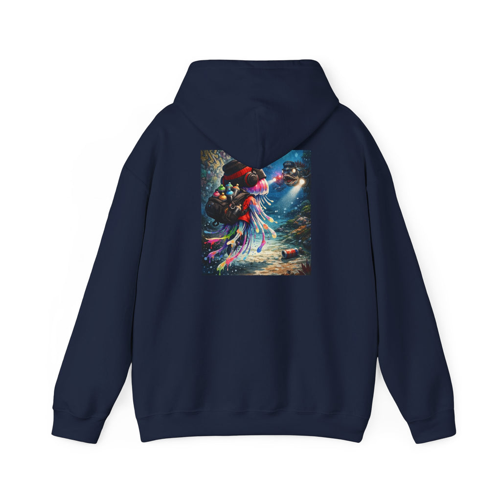 Graffiti Jellyfish - Graphic Hoodie