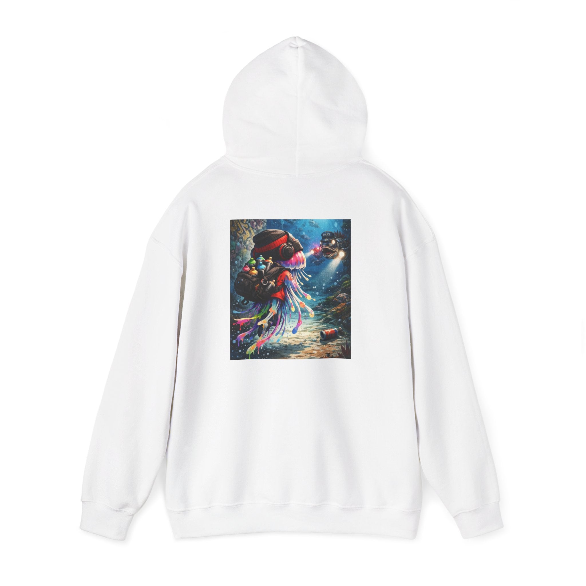 Graffiti Jellyfish - Graphic Hoodie