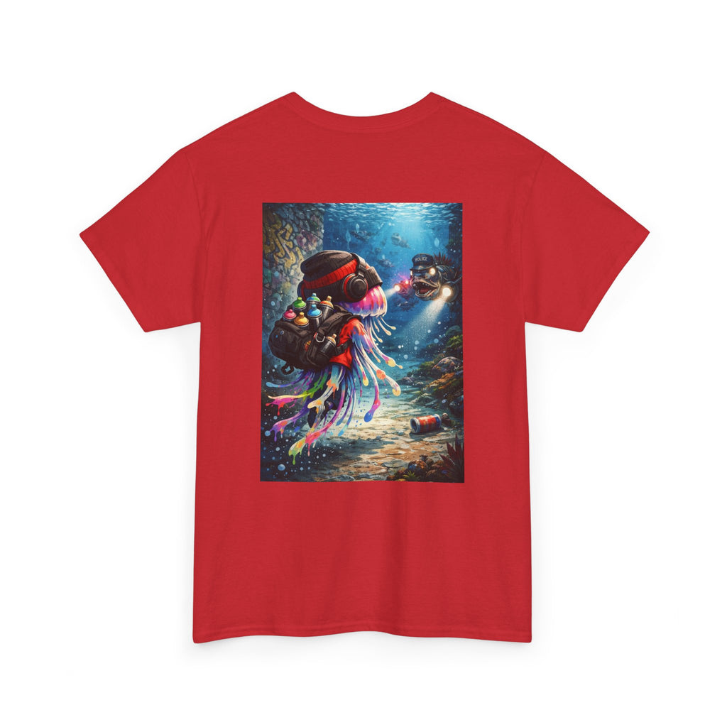 Graffiti Jellyfish - Graphic T-Shirt