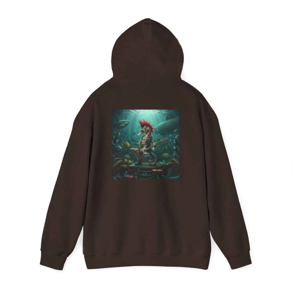 Rockstar Seahorse - Graphic Hoodie