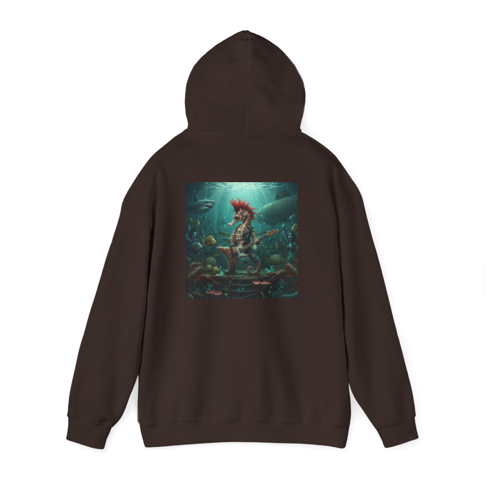 Rockstar Seahorse - Graphic Hoodie