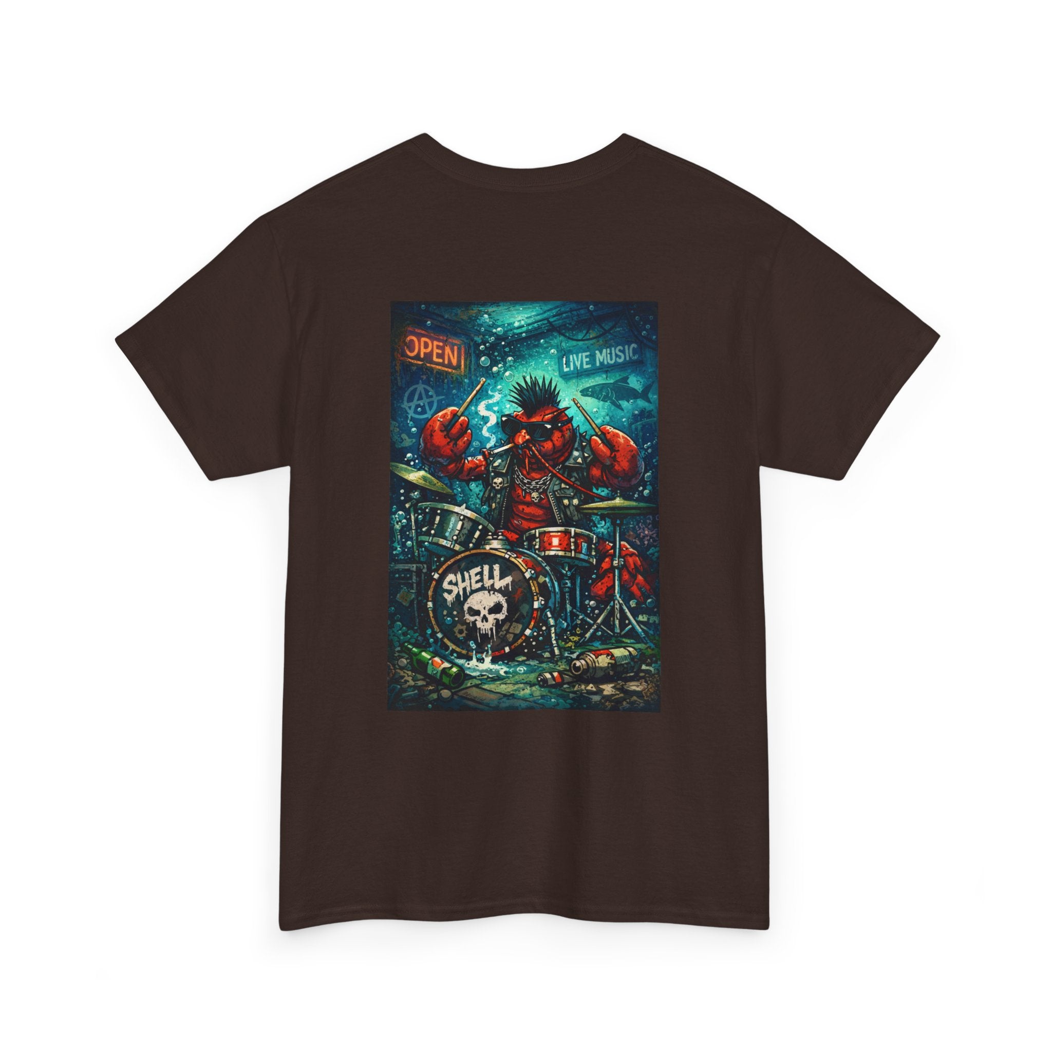 Drummer Lobstar  - Graphic T-Shirt