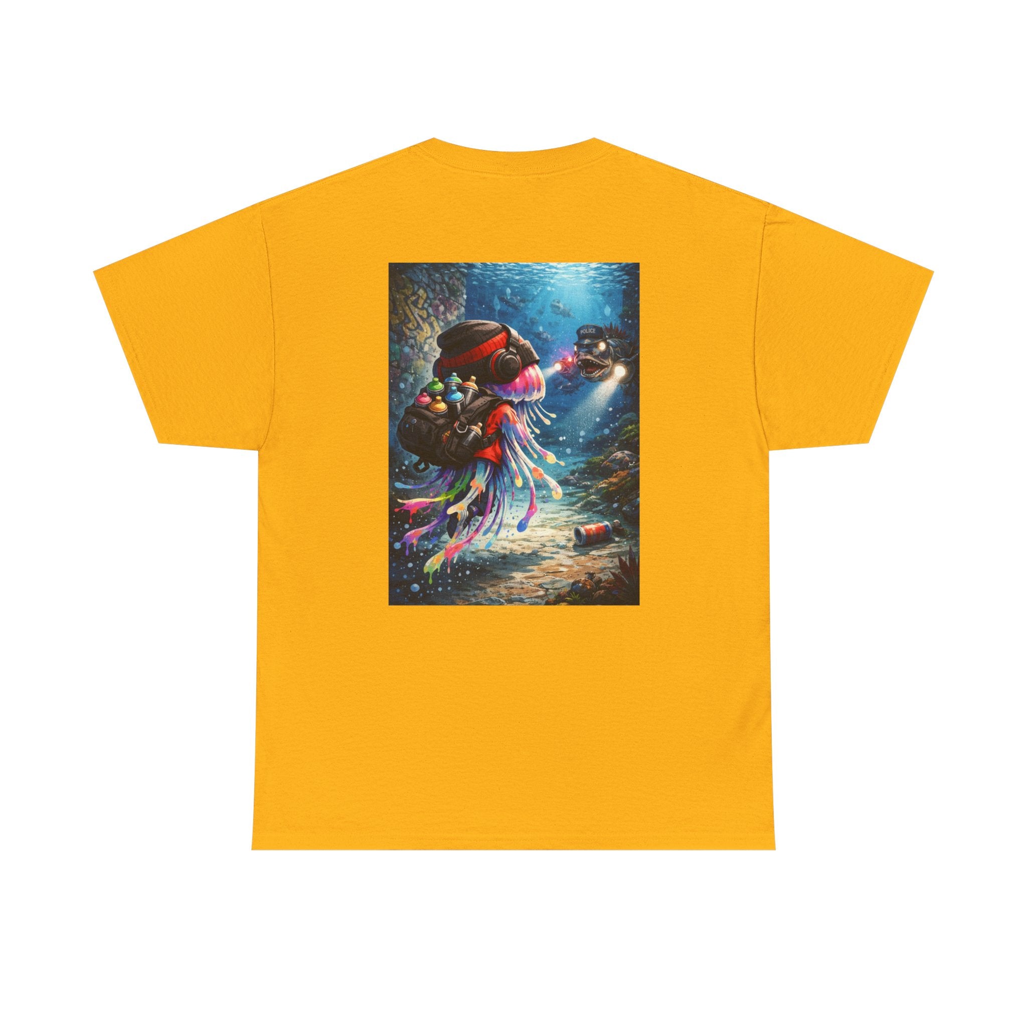 Graffiti Jellyfish - Graphic T-Shirt