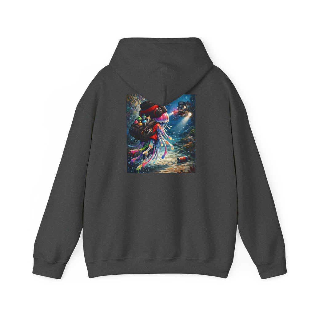 Graffiti Jellyfish - Graphic Hoodie