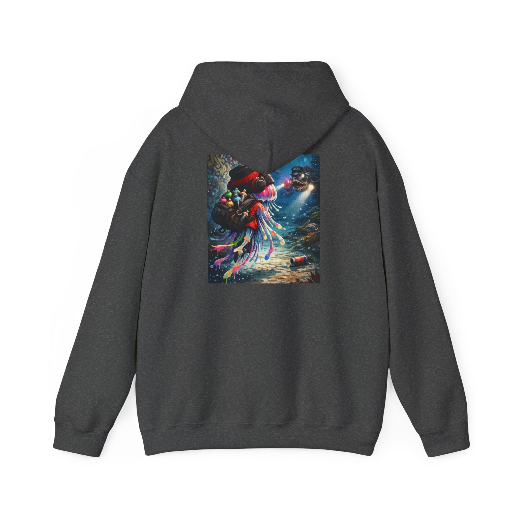 Graffiti Jellyfish - Graphic Hoodie