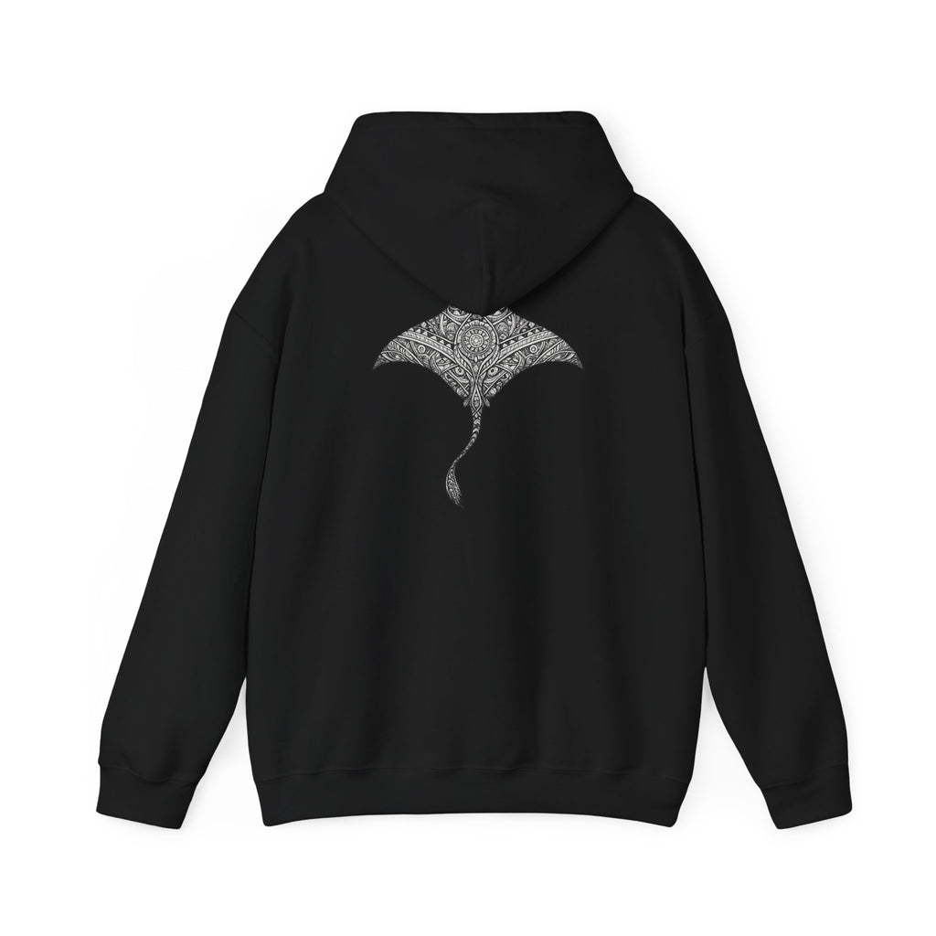 Mandala Manta Ray - "let the tide decide" - Graphic Hoodie