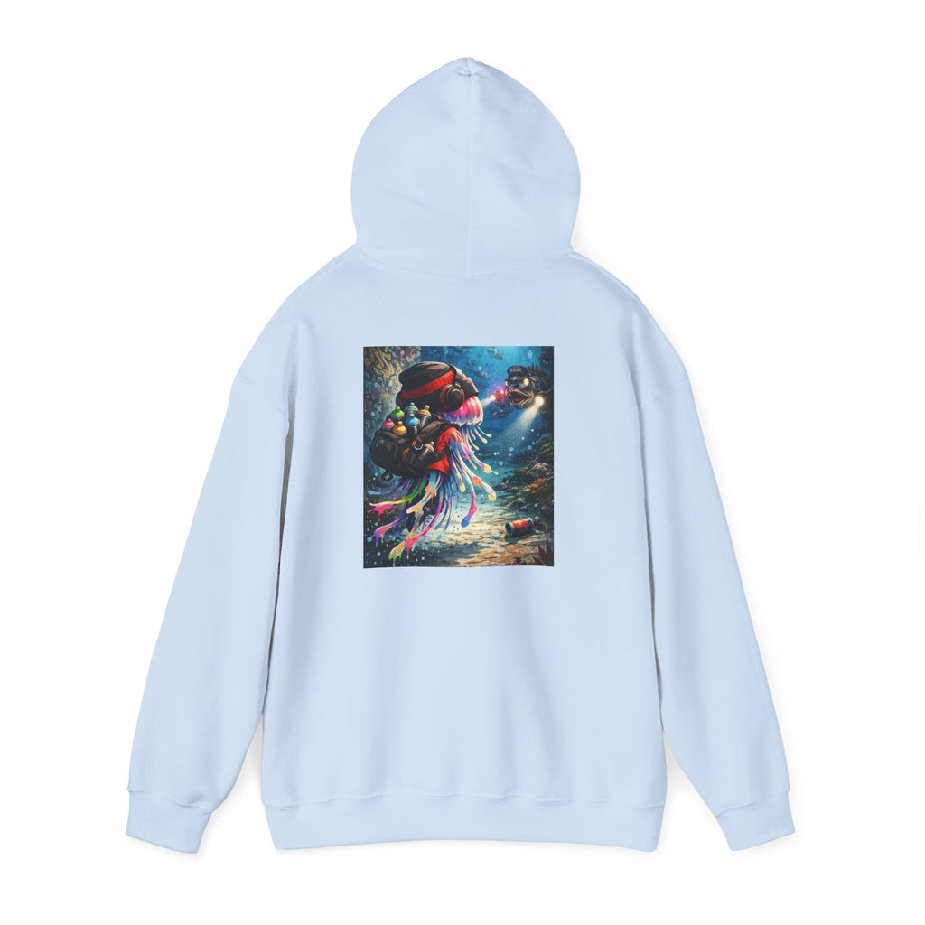 Graffiti Jellyfish - Graphic Hoodie