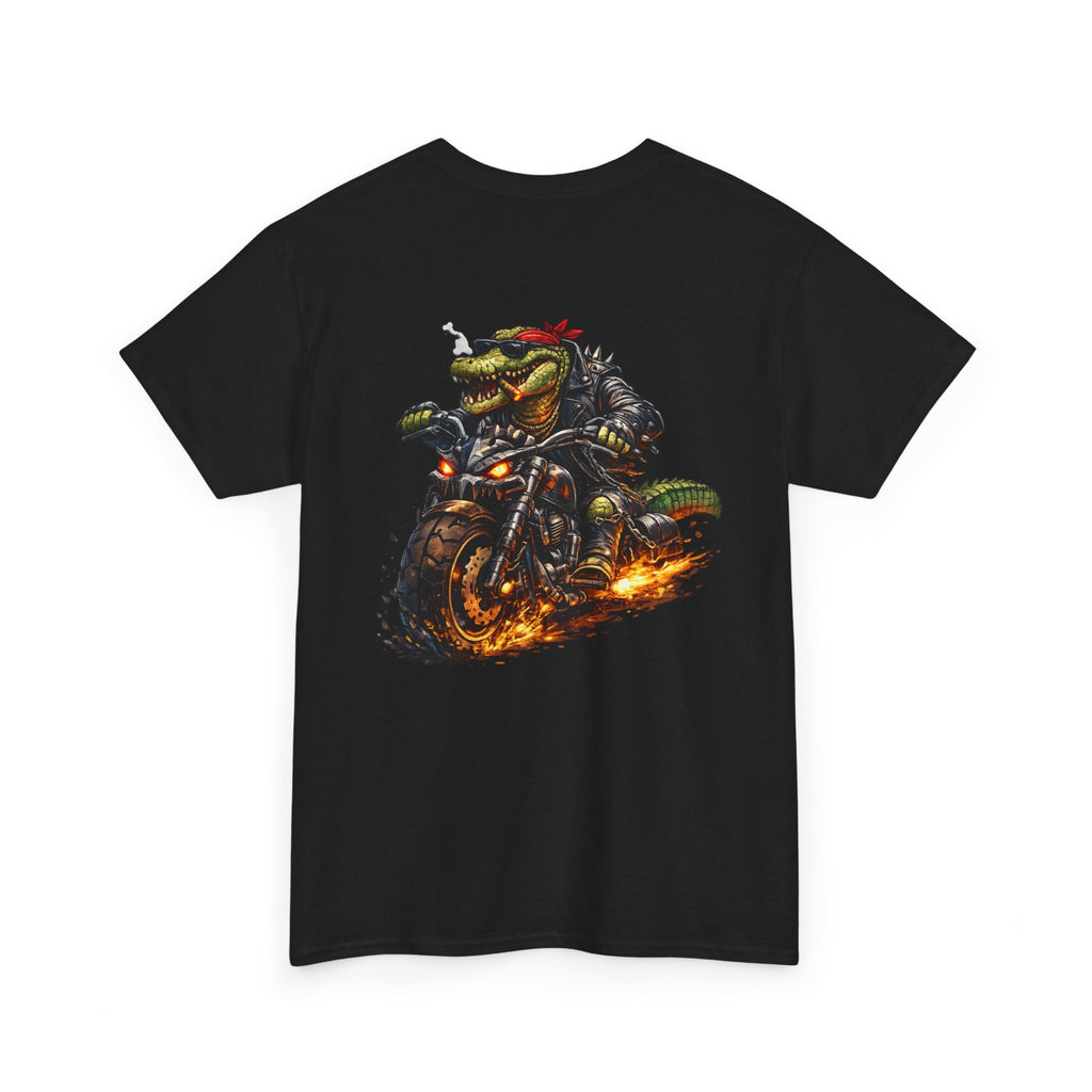 Biker Croc - "Made under pressure. Made Below sea level" - Graphic T Shirt