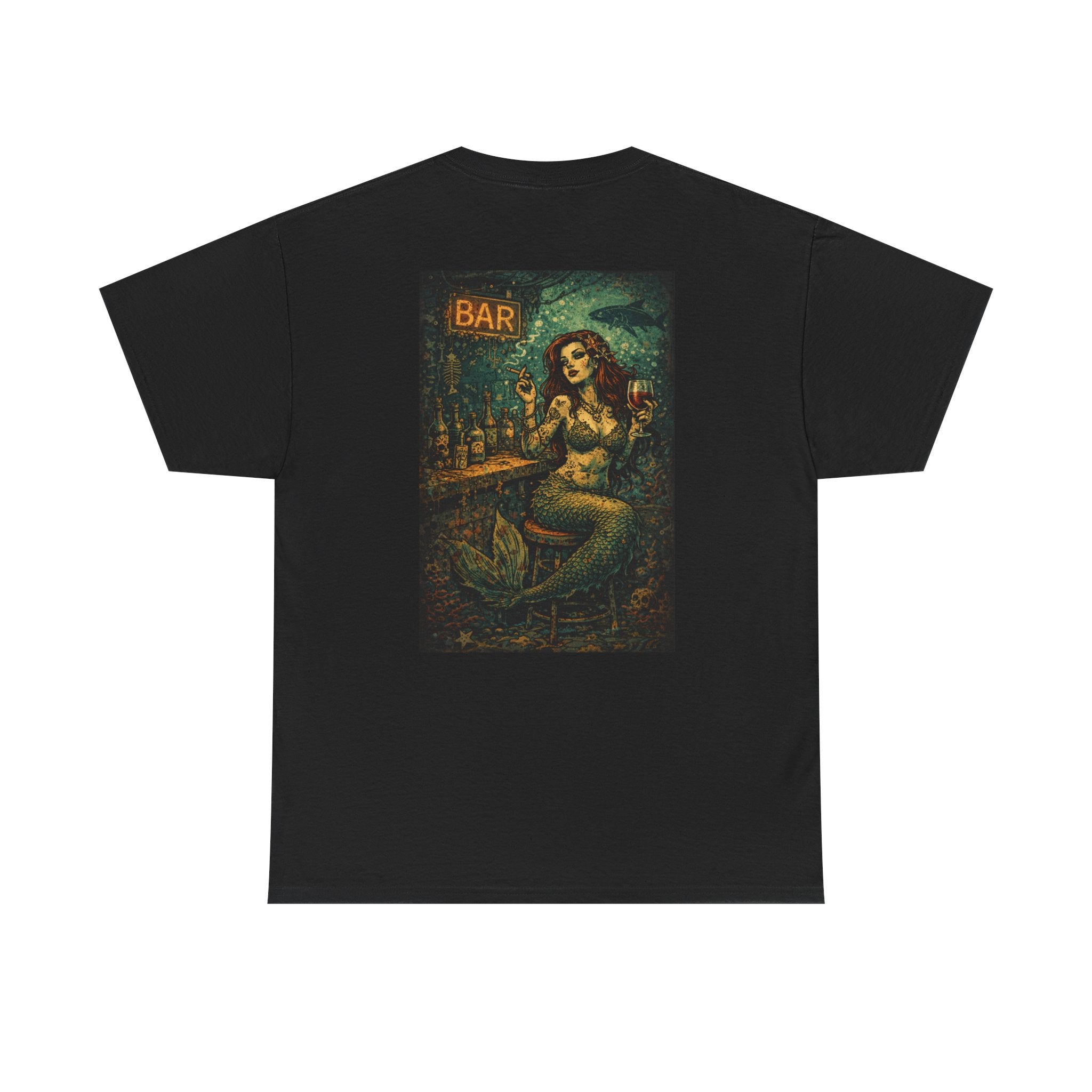Mermaid at the Bar Graphic Tee