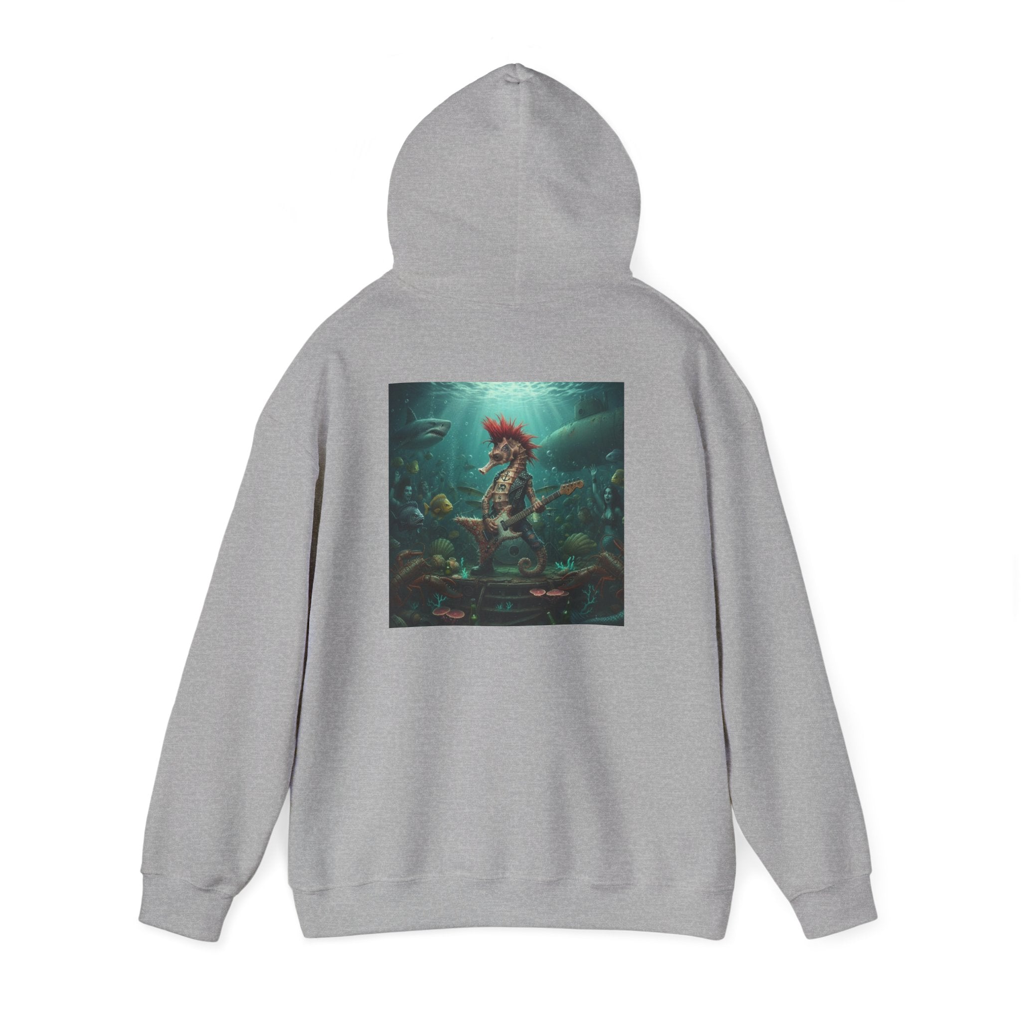 Rockstar Seahorse - Graphic Hoodie