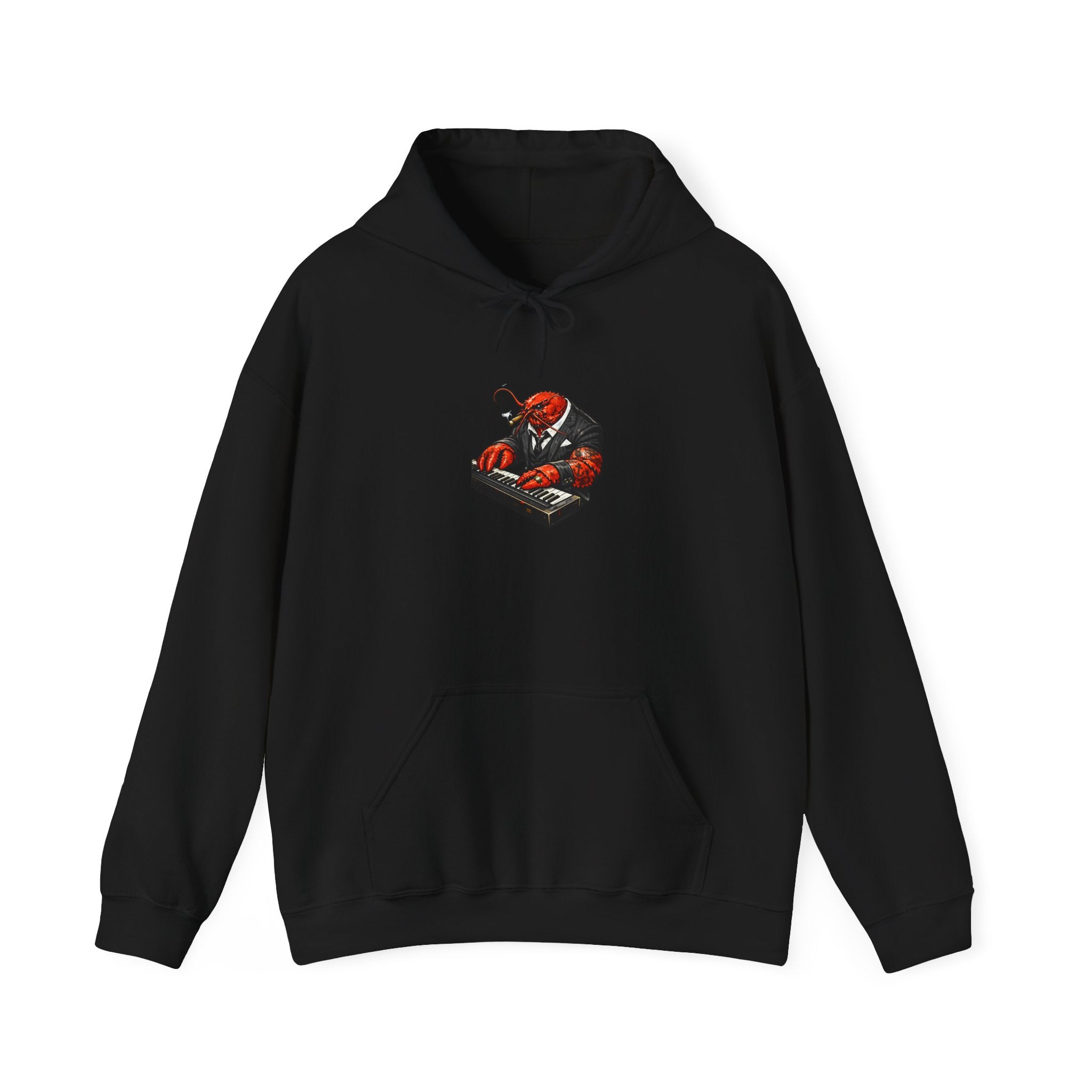 Lobster plays piano too - Graphic Hoodie