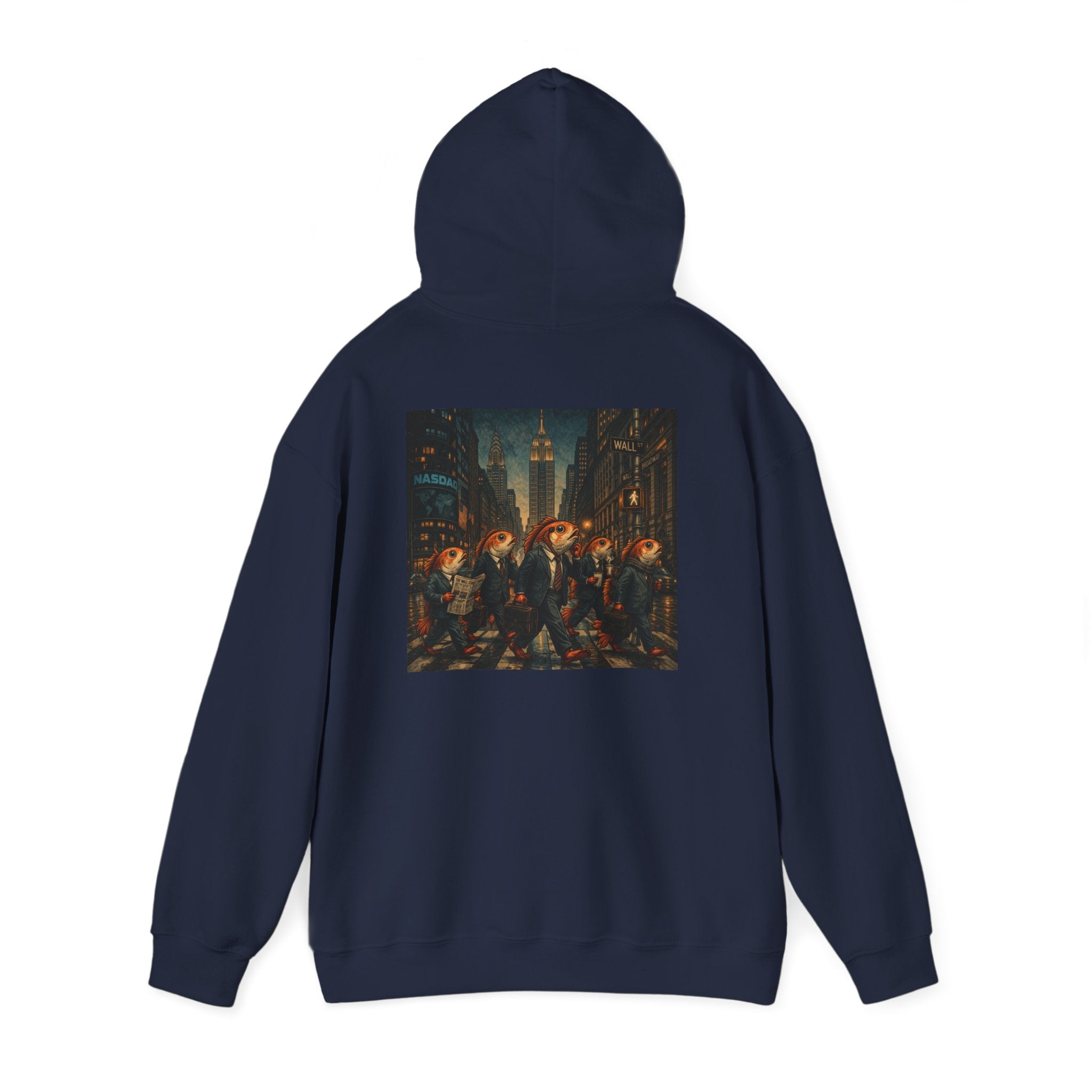 Fish in NYC Graphic Hoodie