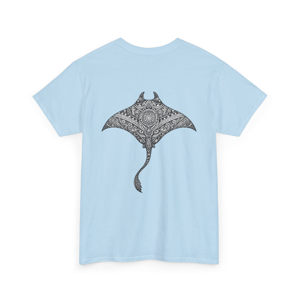 Manta Ray Mandala - "Let the Tide decide" - Graphic T Shirt