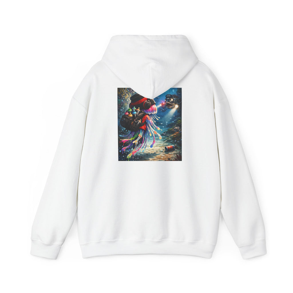 Graffiti Jellyfish - Graphic Hoodie