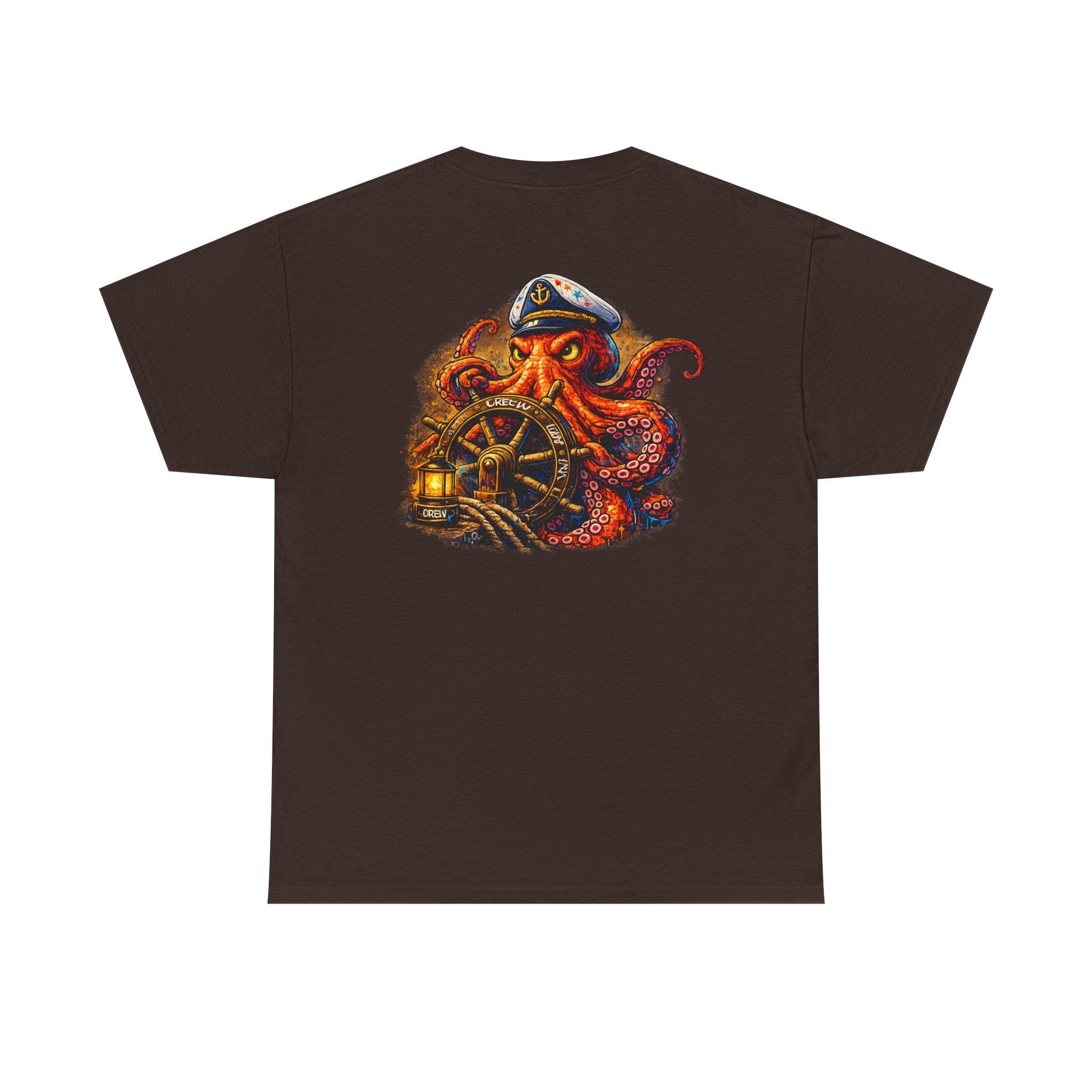 Captain Octopus - "Made under presssure. Made below sea level." - Graphic T - Shirt