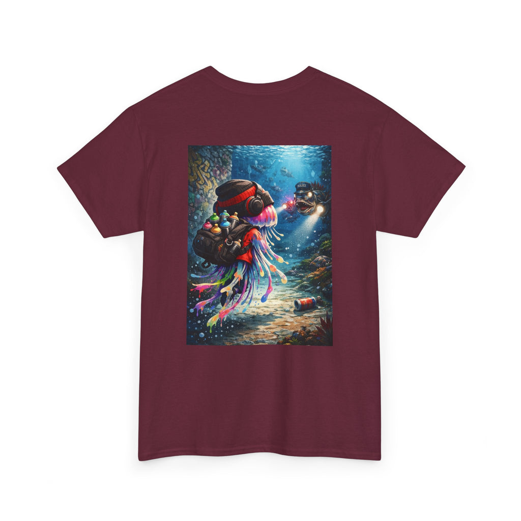 Graffiti Jellyfish - Graphic T-Shirt