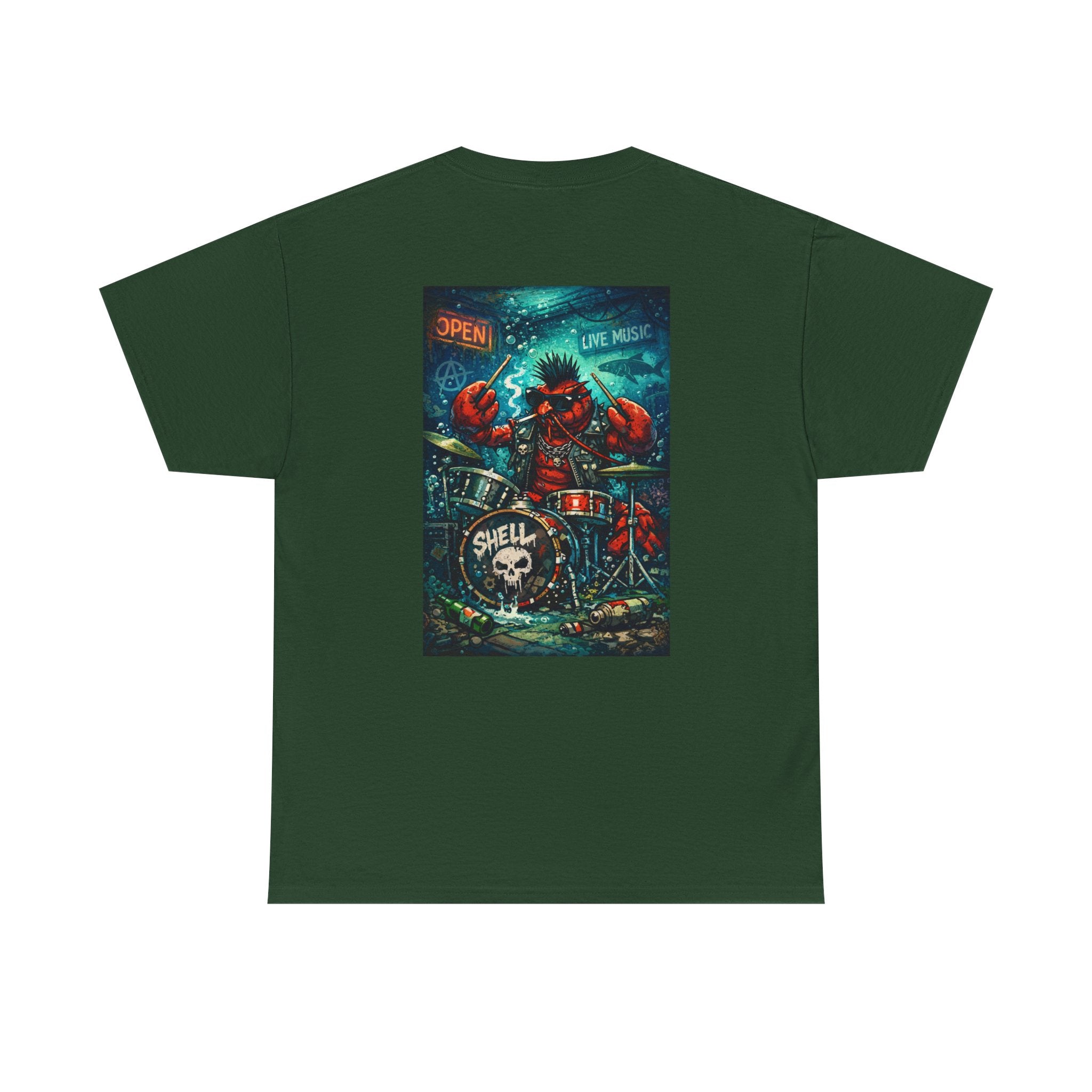 Drummer Lobstar  - Graphic T-Shirt