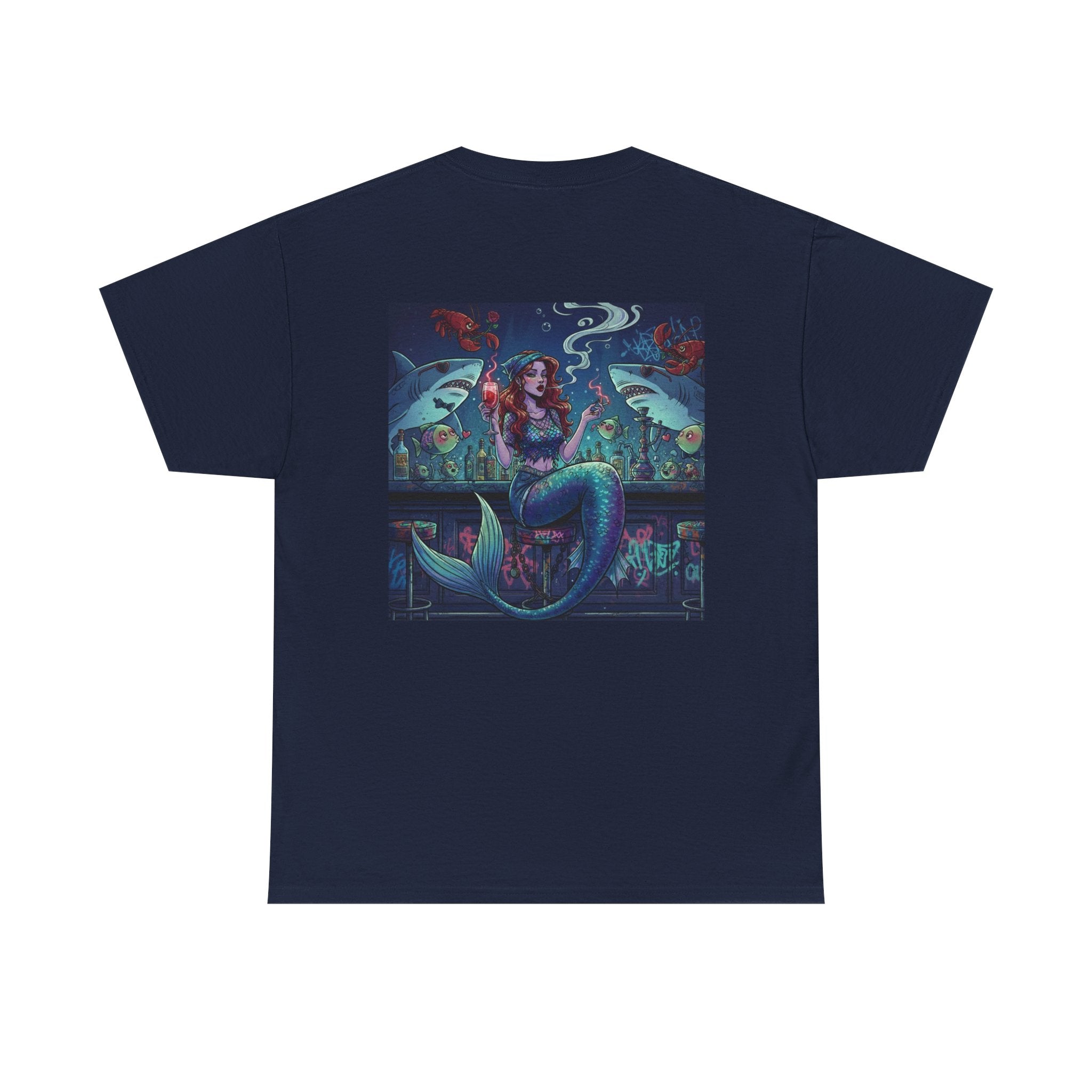 Mermaid at the Bar - Graphic T-Shirt