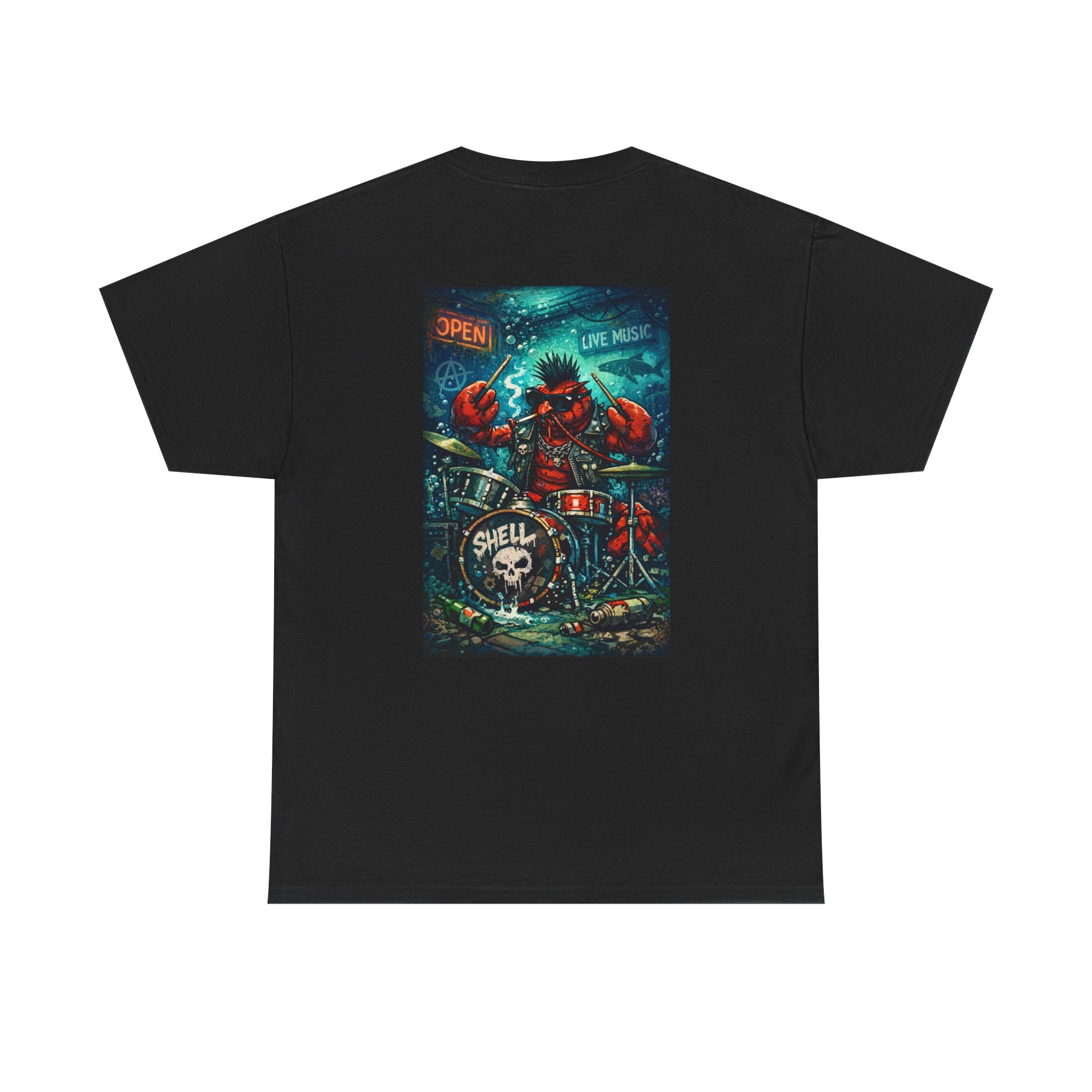 Drummer Lobstar  - Graphic T-Shirt