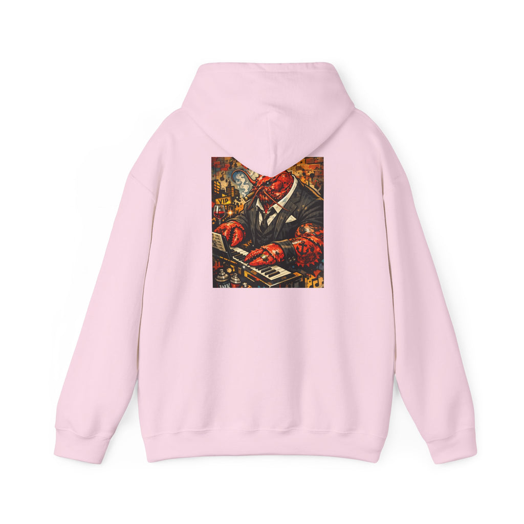 Lobster plays piano too - Graphic Hoodie