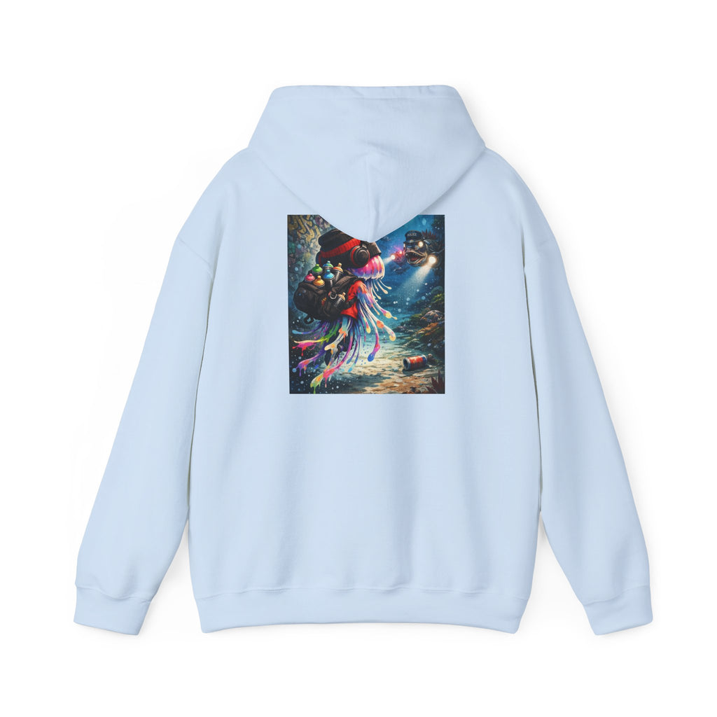 Graffiti Jellyfish - Graphic Hoodie