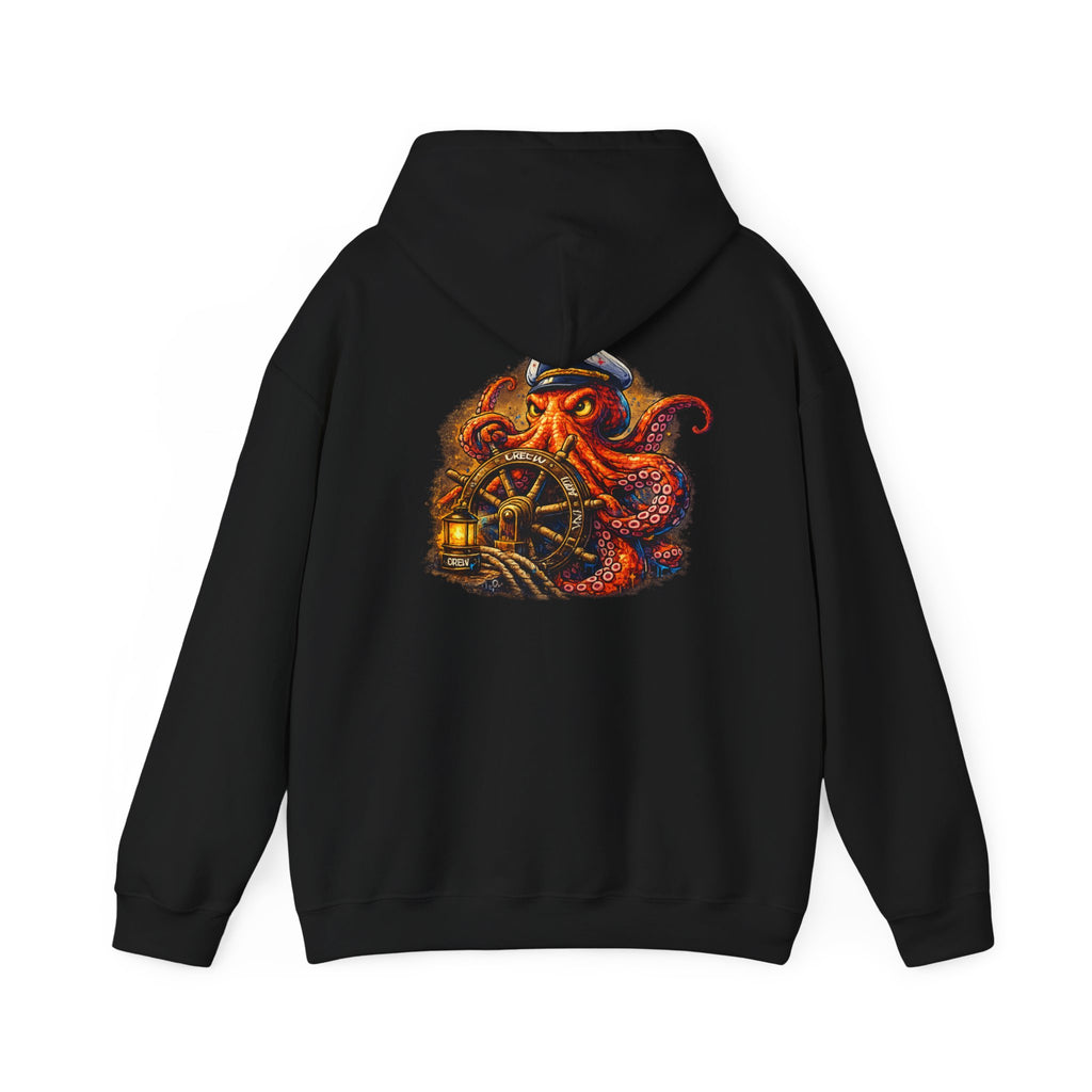 Captain Octopus - "Made under pressure. Made below sea level." - Graphic Hoodie