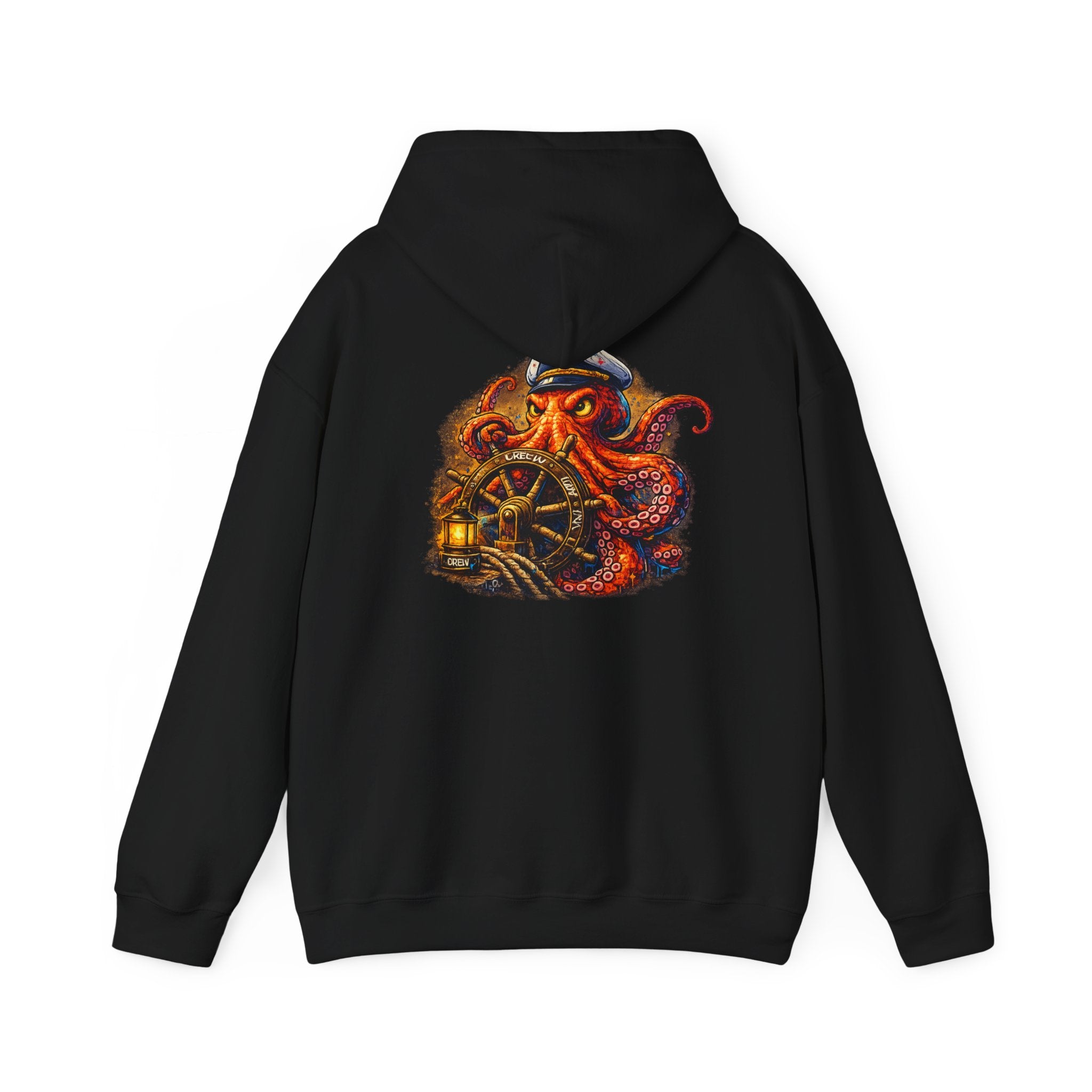 Captain Octopus - "Made under pressure. Made below sea level." - Graphic Hoodie