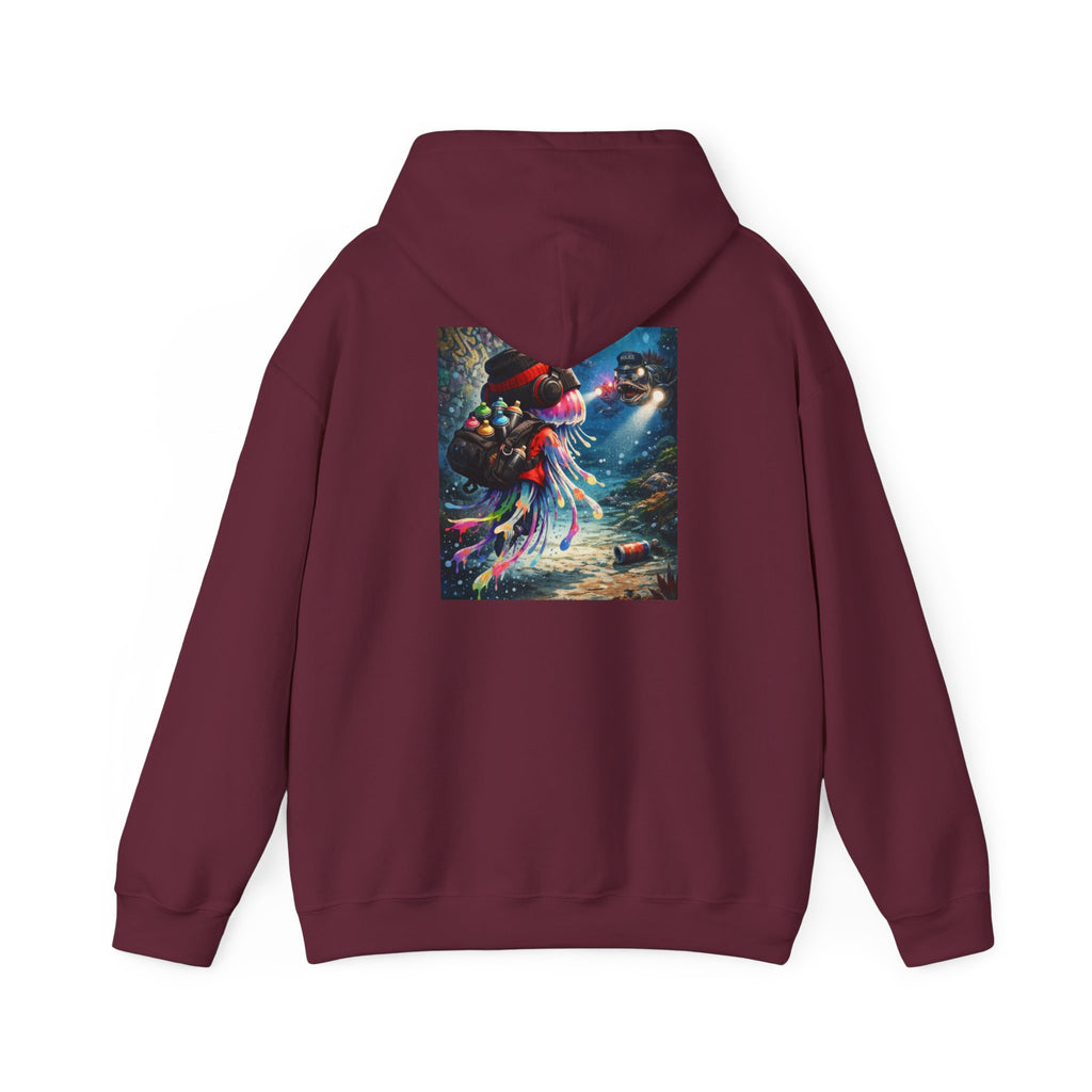 Graffiti Jellyfish - Graphic Hoodie