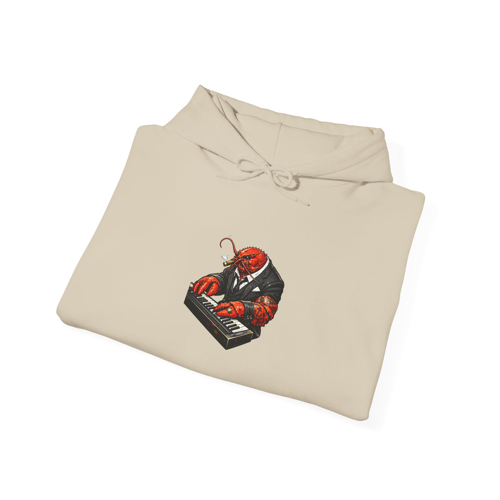 Lobster plays piano too - Graphic Hoodie