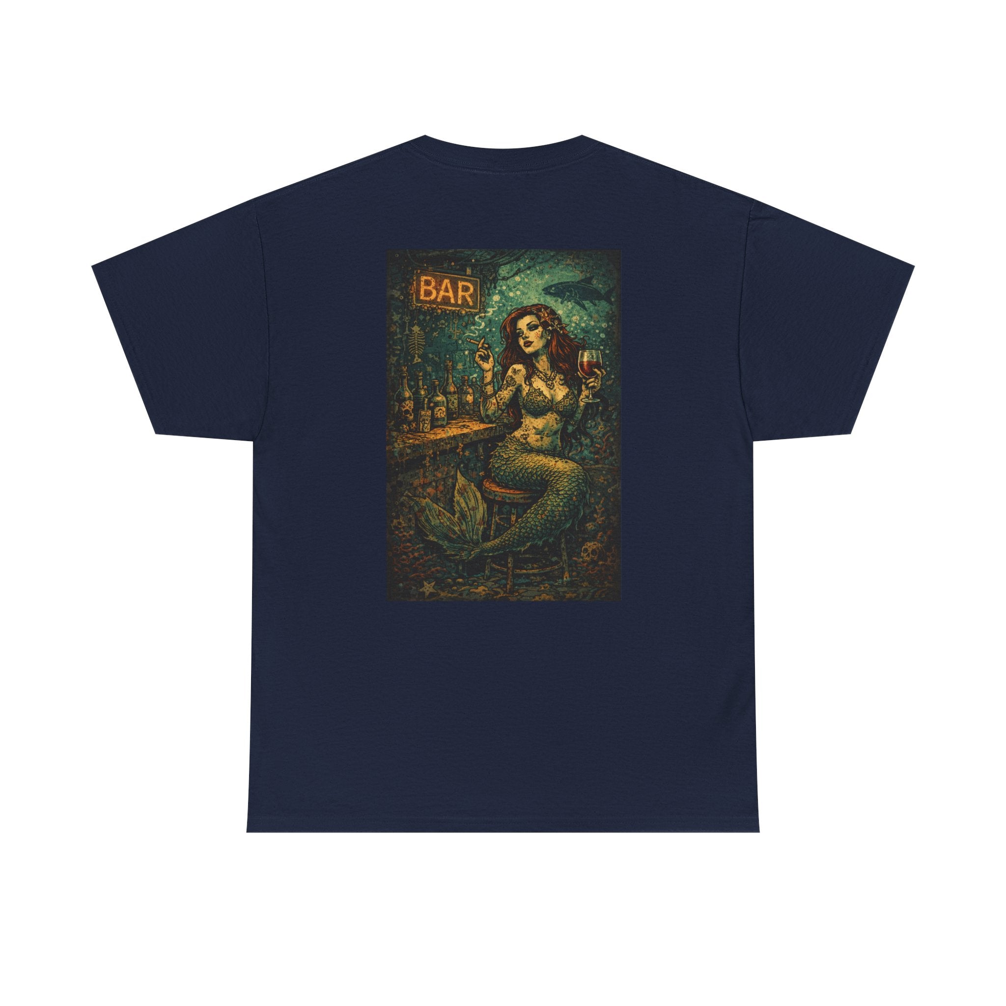 Mermaid at the Bar Graphic Tee