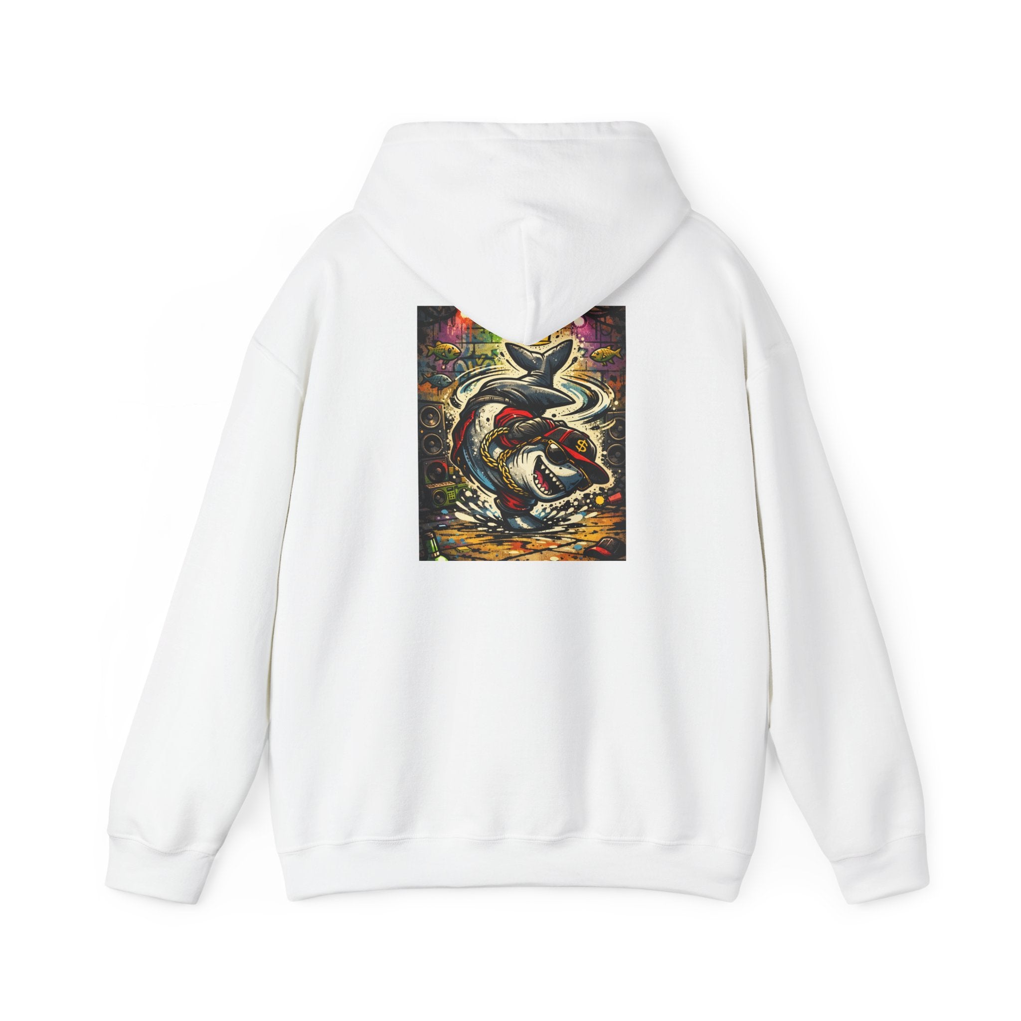 Breakdance Shark - Graphic Hoodie